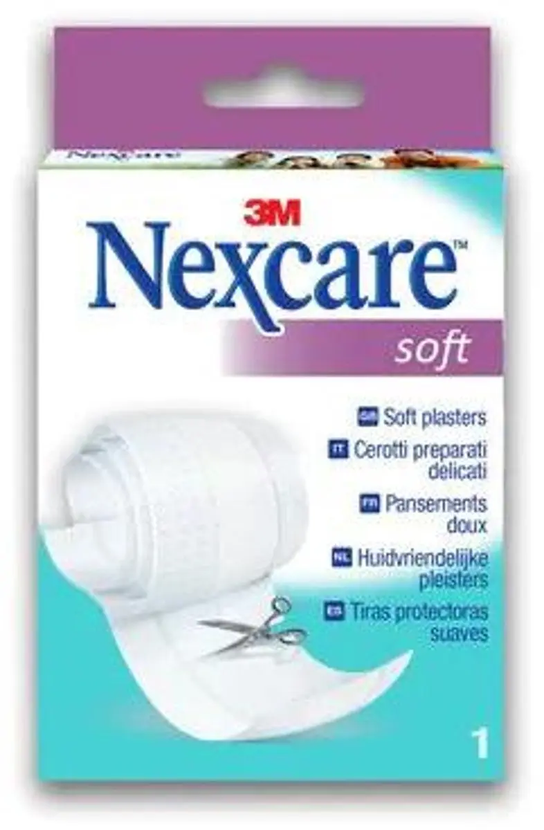 3M Nexcare Soft Plasters 8cmx1m - 1 Stuk - afbeelding 4 van 4