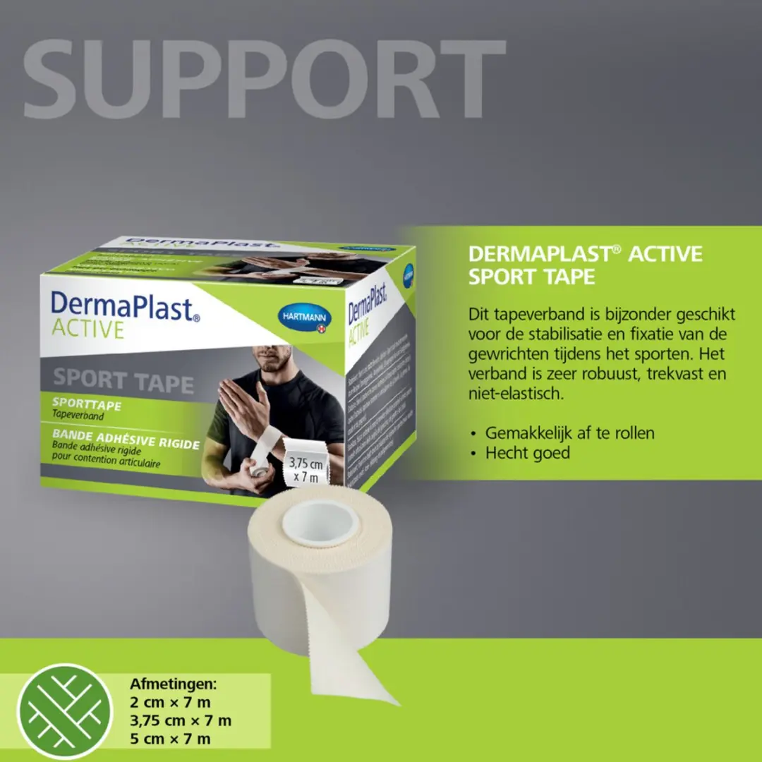 Hartmann Dermaplast Active Sporttape Wit