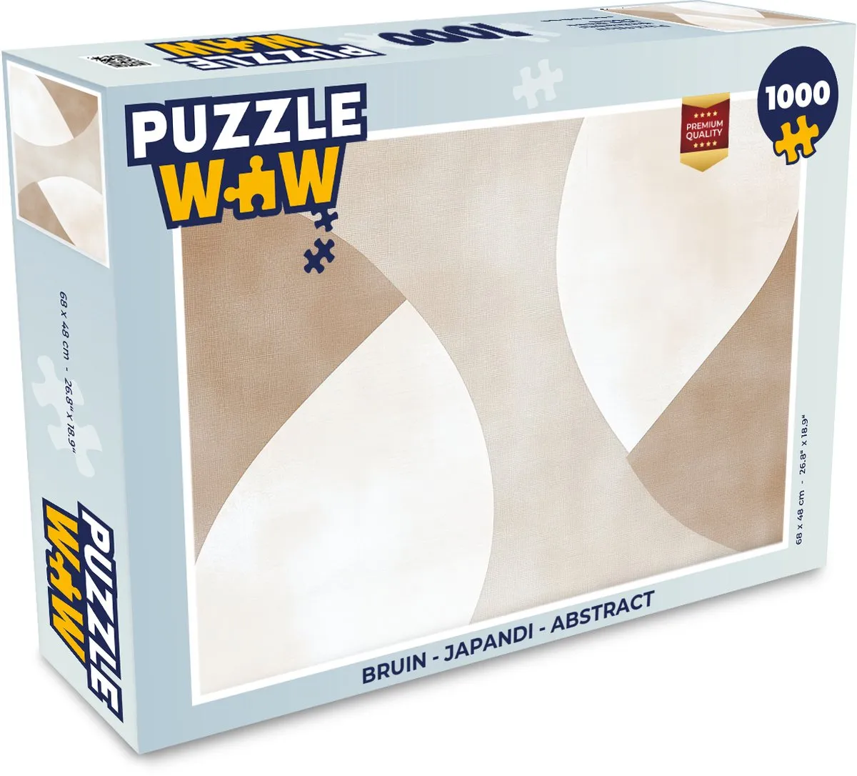 PuzzleWow Japandi Abstract Legpuzzel 1000 Stuks
