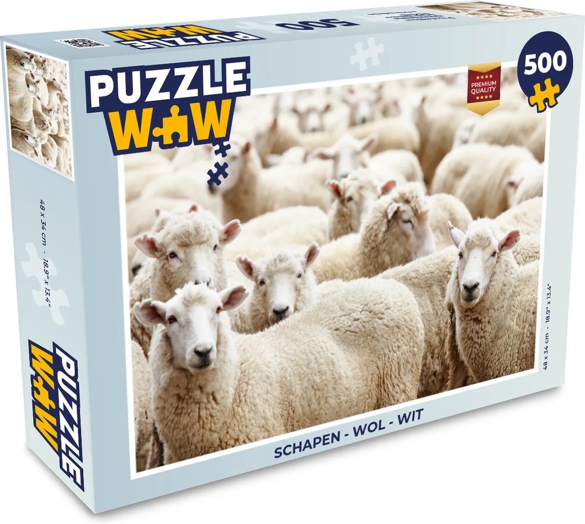 PuzzleWow Wol Puzzel 500 Stuks