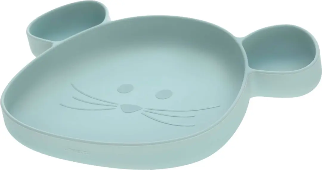 Lässig Bord Silicone Met Zuignap Little Chums Mouse Blue