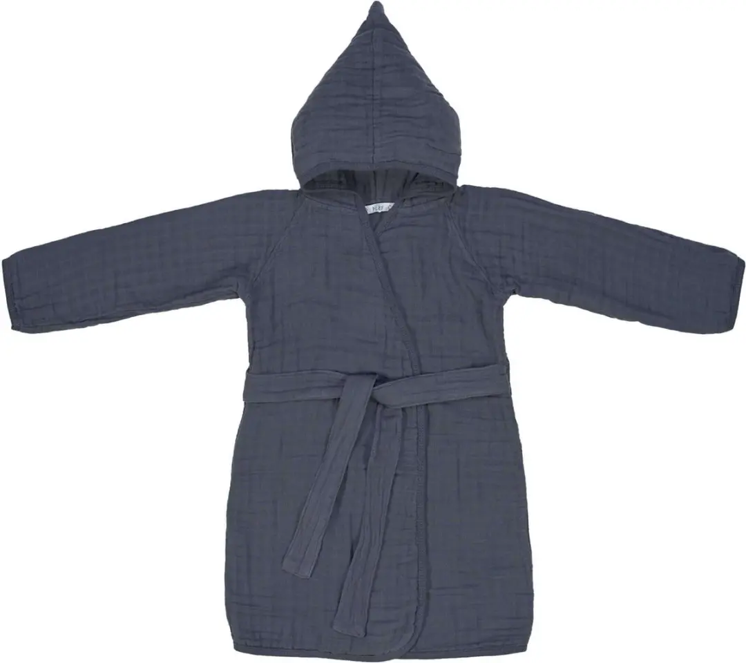 LÄSSIG KINDERBADJAS MOUSSELINE BADJAS 12 18 MAANDEN Navy