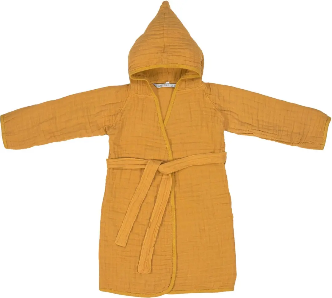 Lässig Badjas Muslin Mustard 24-36 maanden 92-98