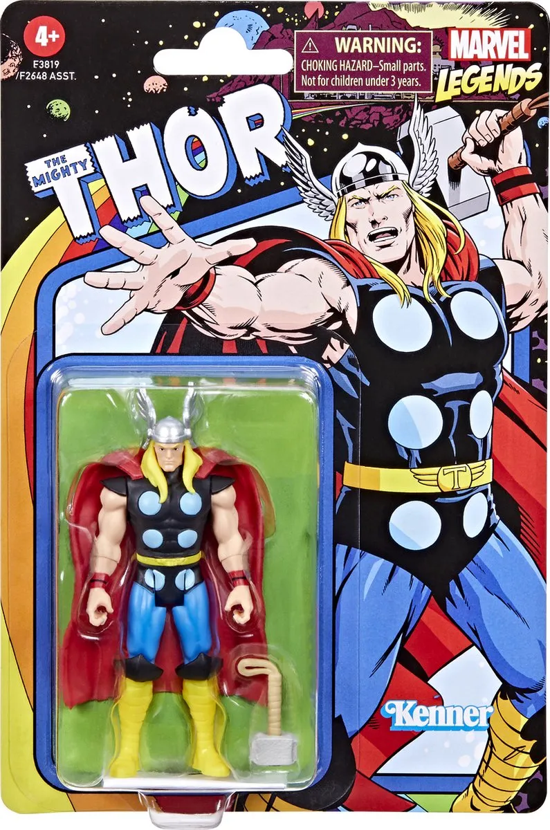 Marvel Hasbro Thor Action Figure F38195X0 - 10 cm Multicolours