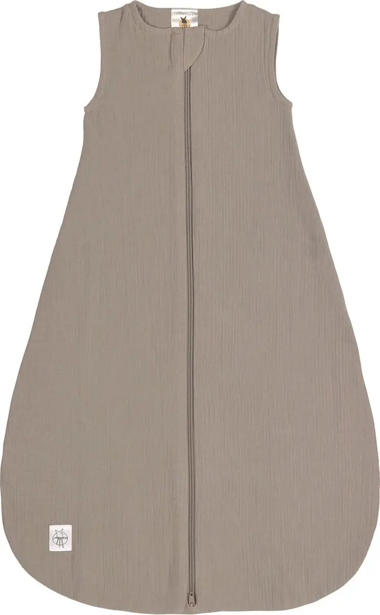 Laessig Muslin Zomer Slaapzak Taupe Mt. 50-56
