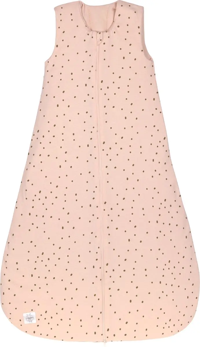 LÄSSIG babyslaapzak 4 seizoenen Dots powder pink roze