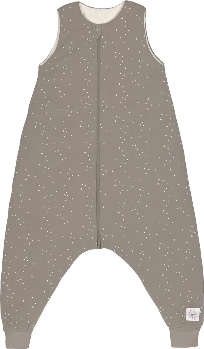 LÄSSIG babyslaapzak jumper 4 seizoenen Sprinkle taupe, 92 cm, 2-3 jaar