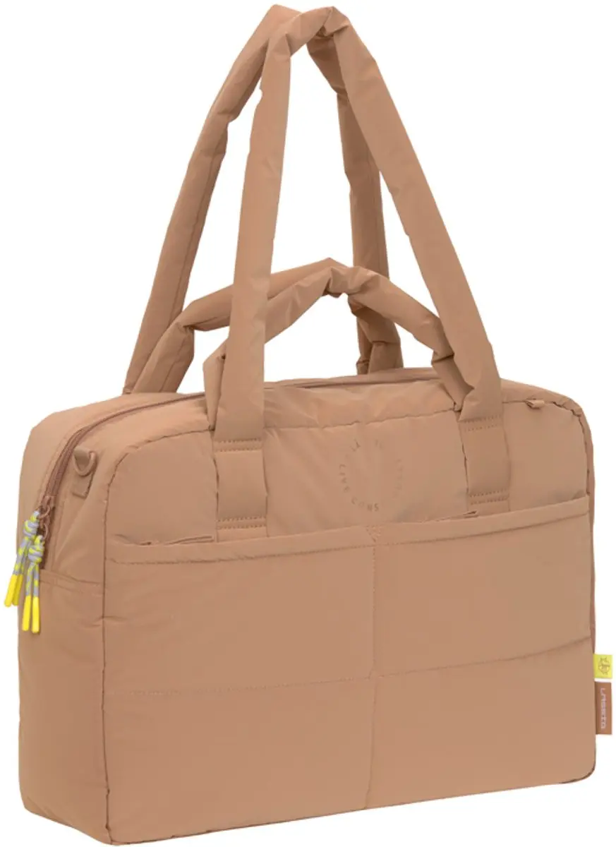 Lässig luiertas schoudertas met laptopvak Green Label Everyday Bag Almond Licht