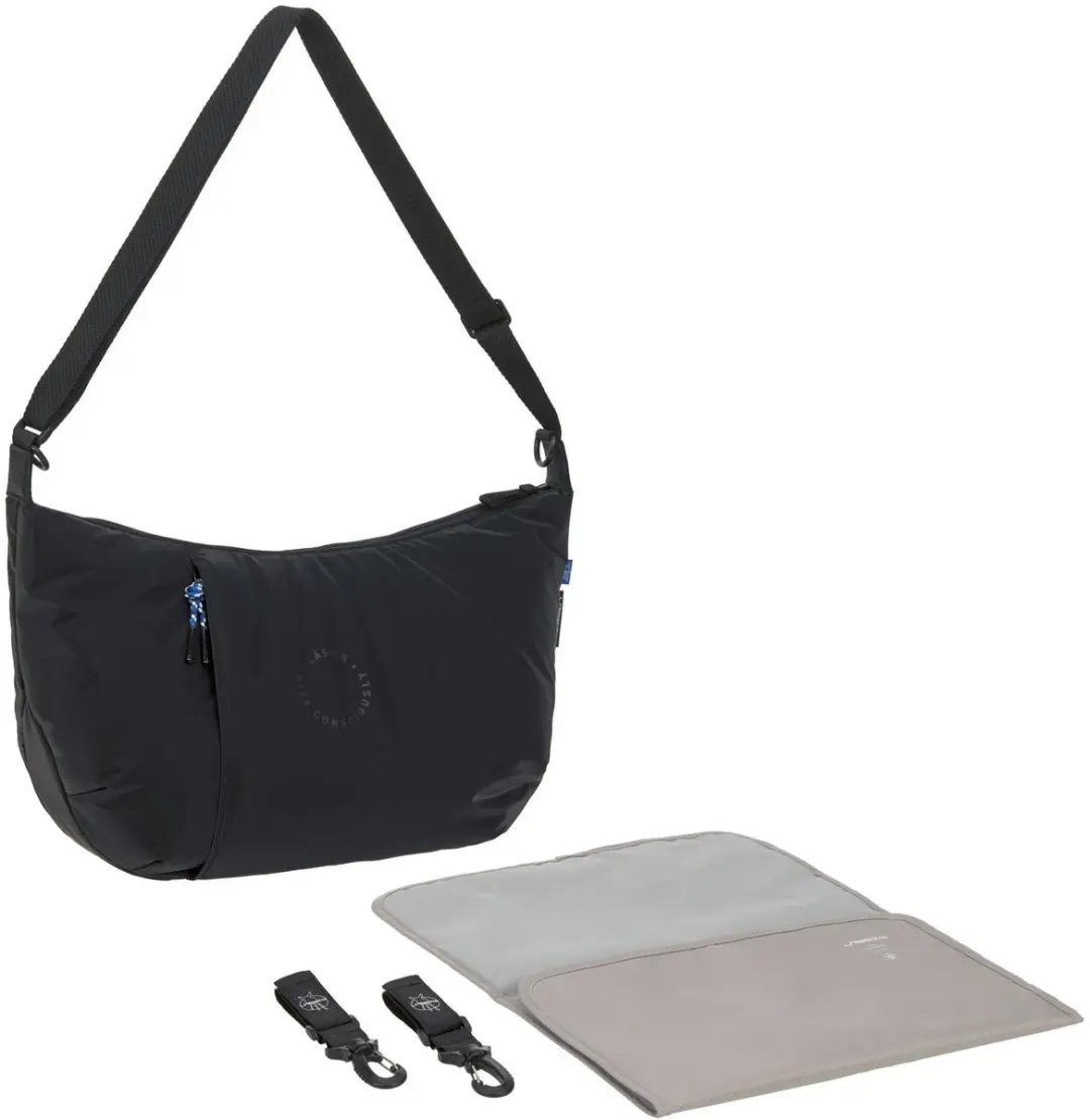Lässig Green Label Crossbody luiertas Lunua Bum Bag Zwart