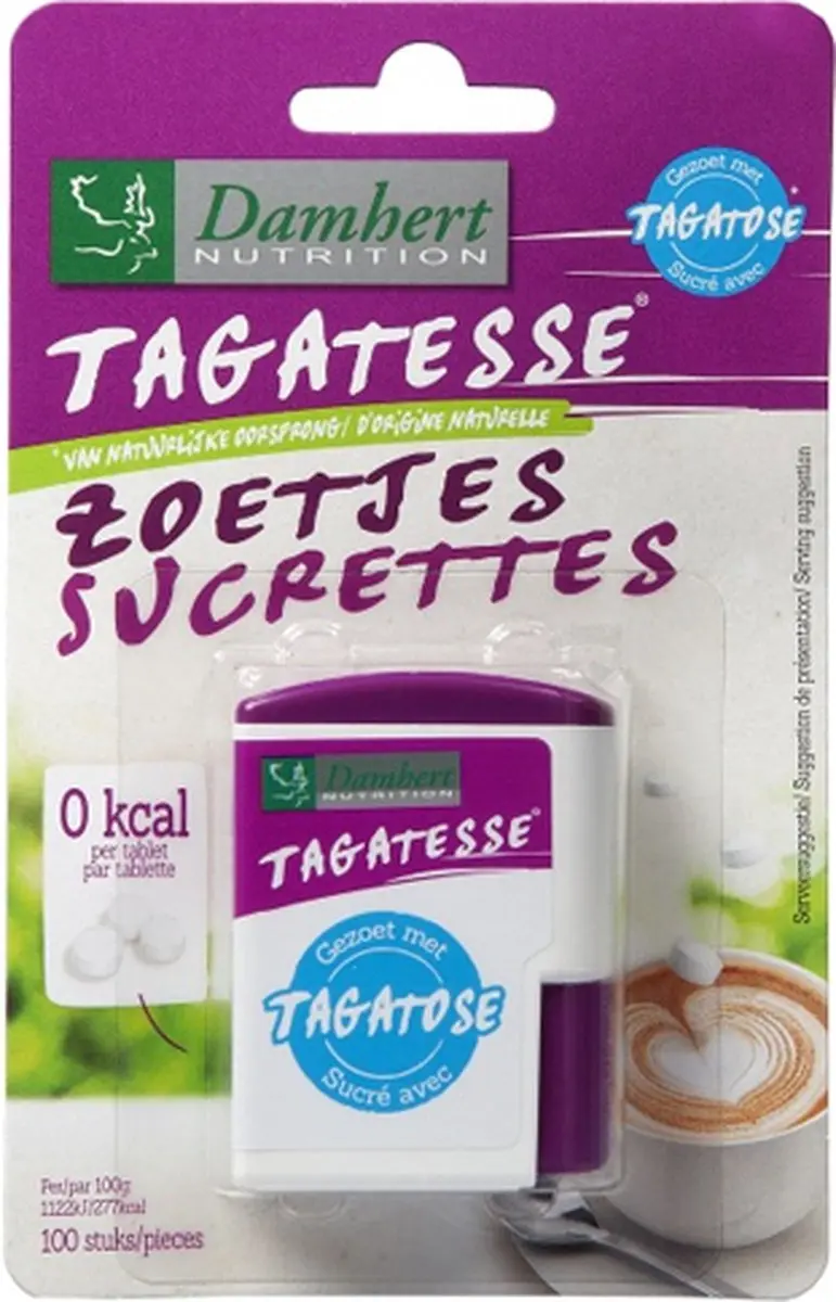 Damhert Tagatesse D-tagatose Dispenser - 100 Stuks - Wit