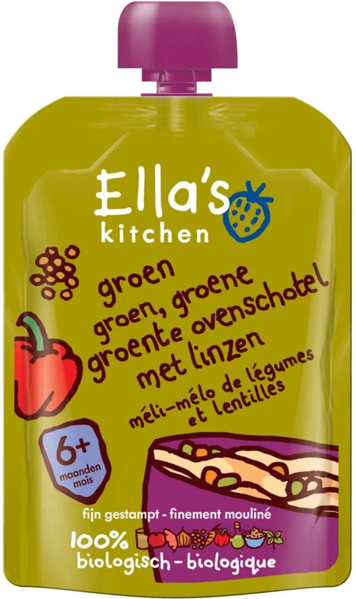 Ella’s Kitchen Biologisch Groente Ovenschotel Linzen 130g