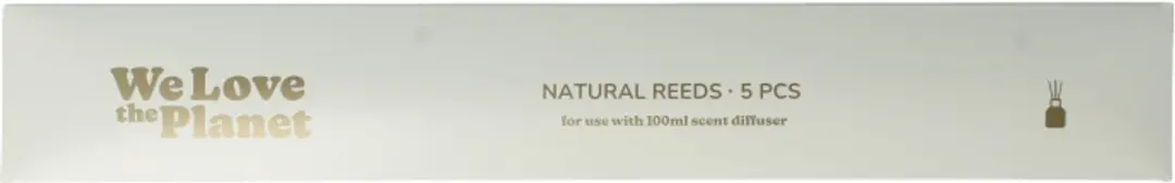 We Love The Planet Natural Reeds 100ml - 5 Stuks - afbeelding 2 van 2