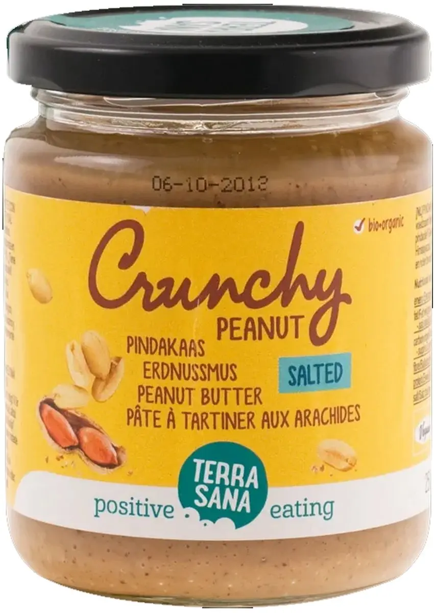 Terrasana Pindakaas Crunchy Bio 250g