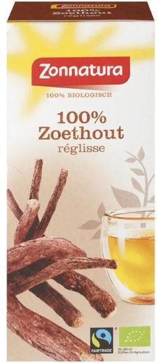 Zonnatura Thee Zoethout Bio - 20 Stuks