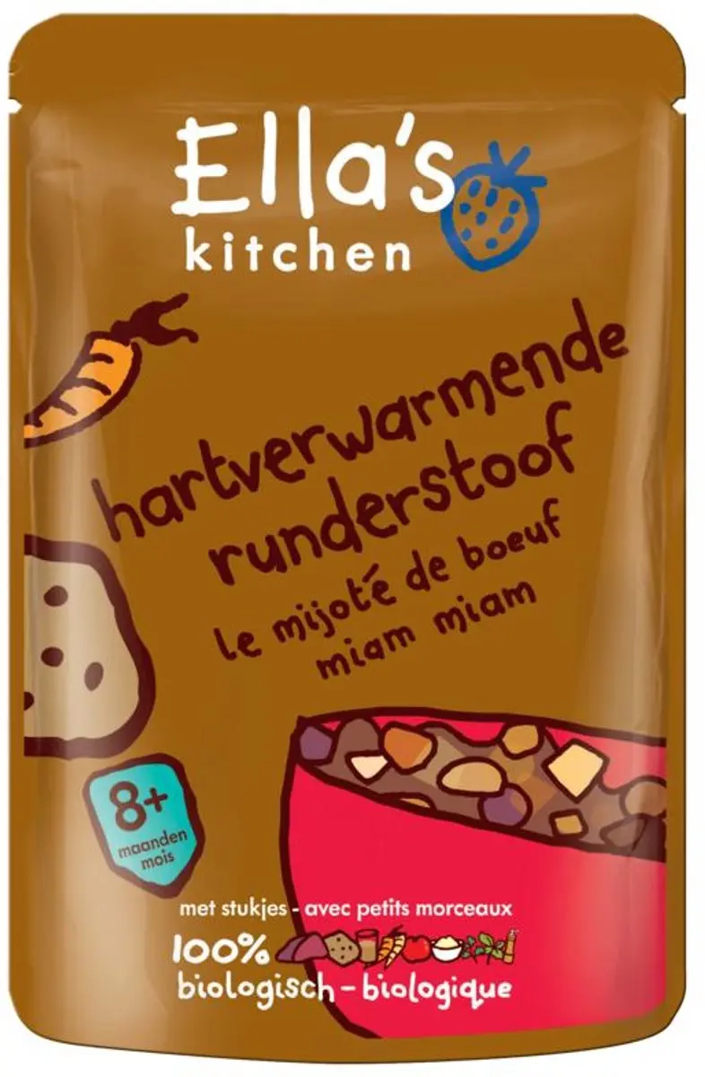 Ella’s Kitchen Biologisch Hartverwarmende Runderstoof 190g
