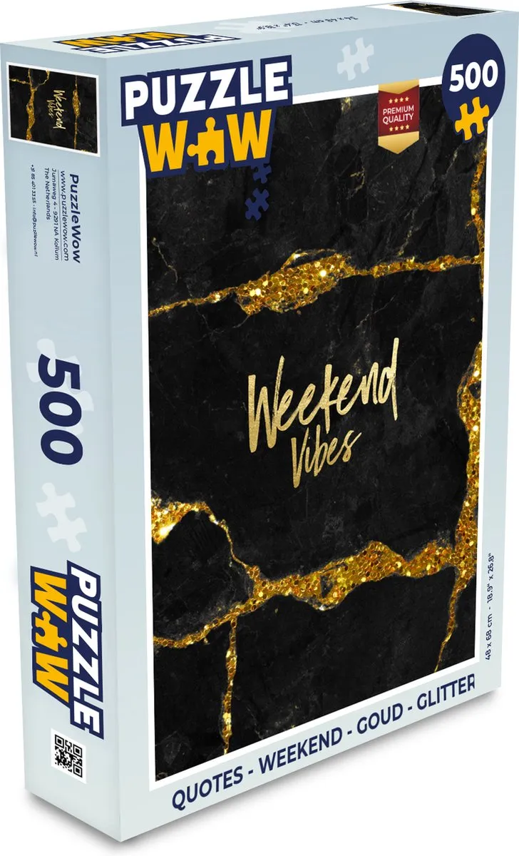 PuzzleWow Weekend Legpuzzel 500 Stuks