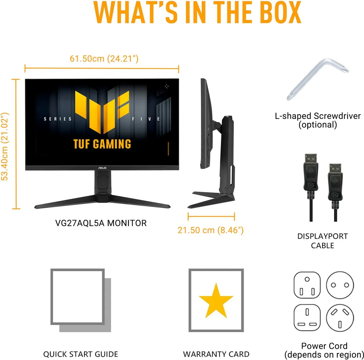 ASUS TUF Gaming VG27AQL5A Monitor 27