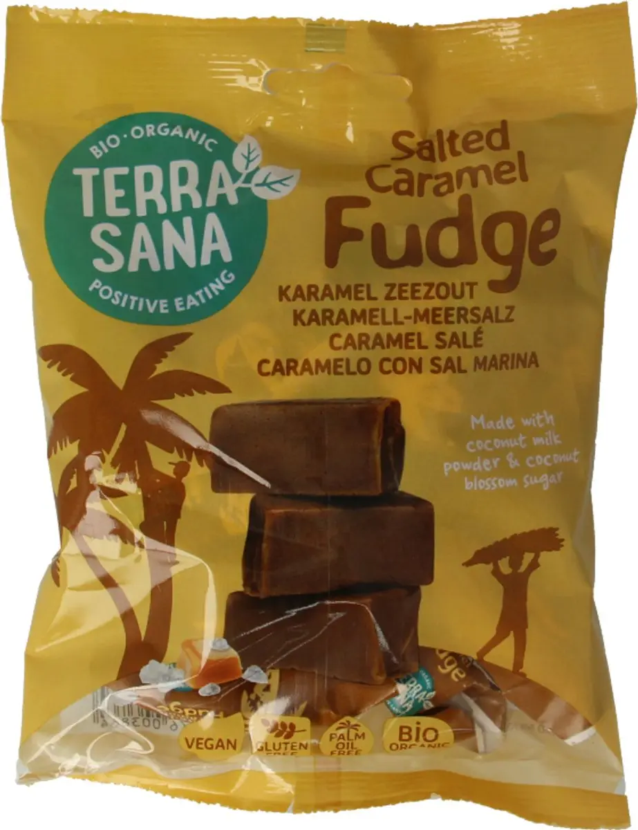 Terrasana Fudge Karamel Zeezout Bio 150g