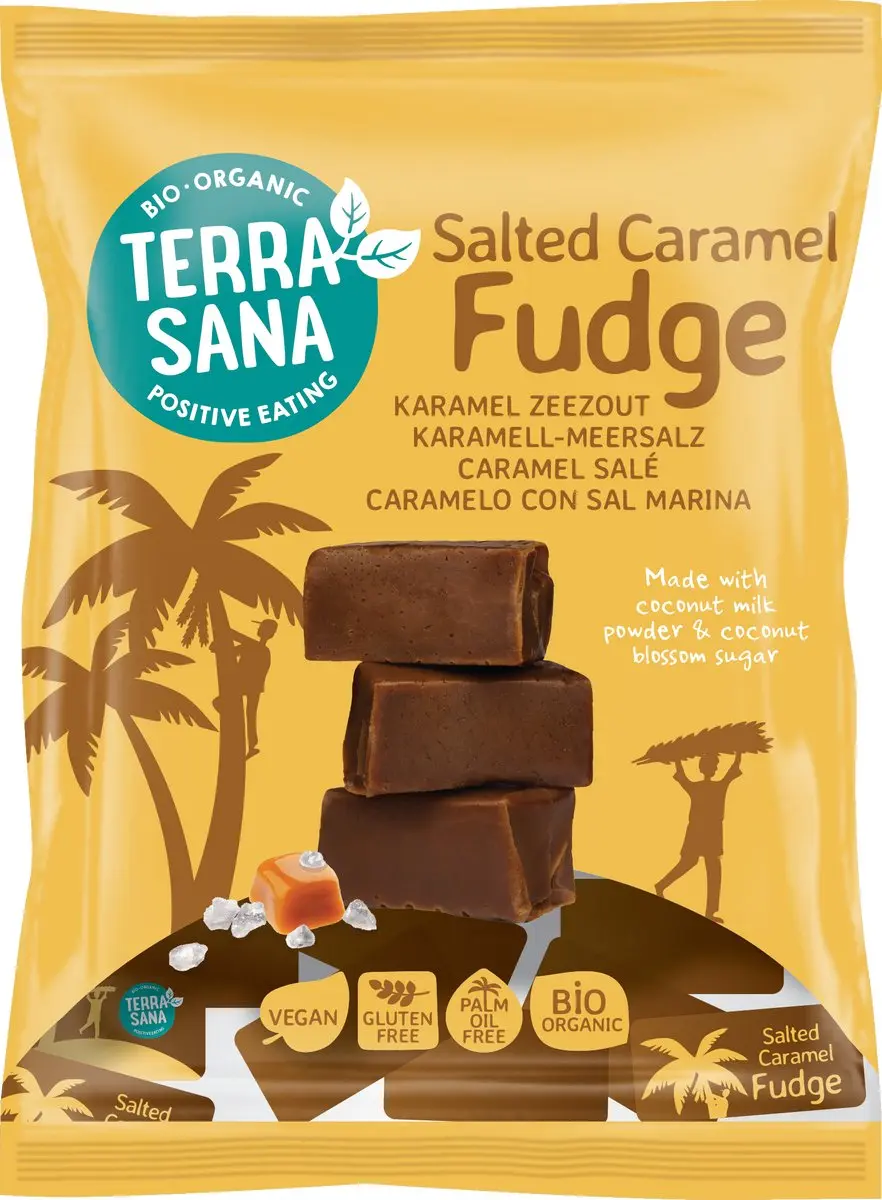 Terrasana Fudge Karamel Zeezout Bio 150g