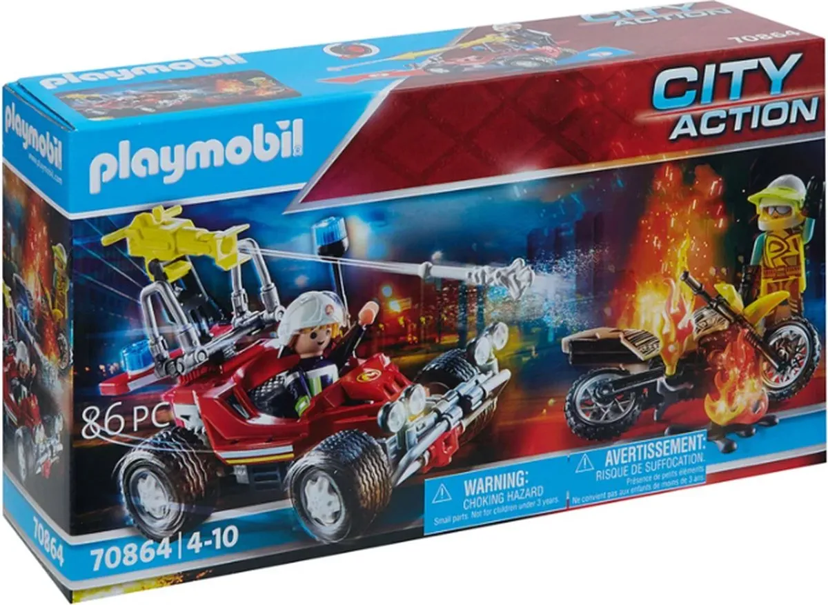 Playmobil Brandweer Set Blus-Buggy 70864