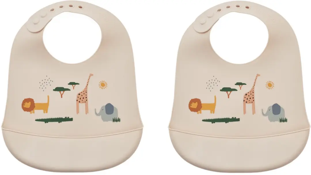 Liewood Tilda slabbetjes Safari Sandy mix