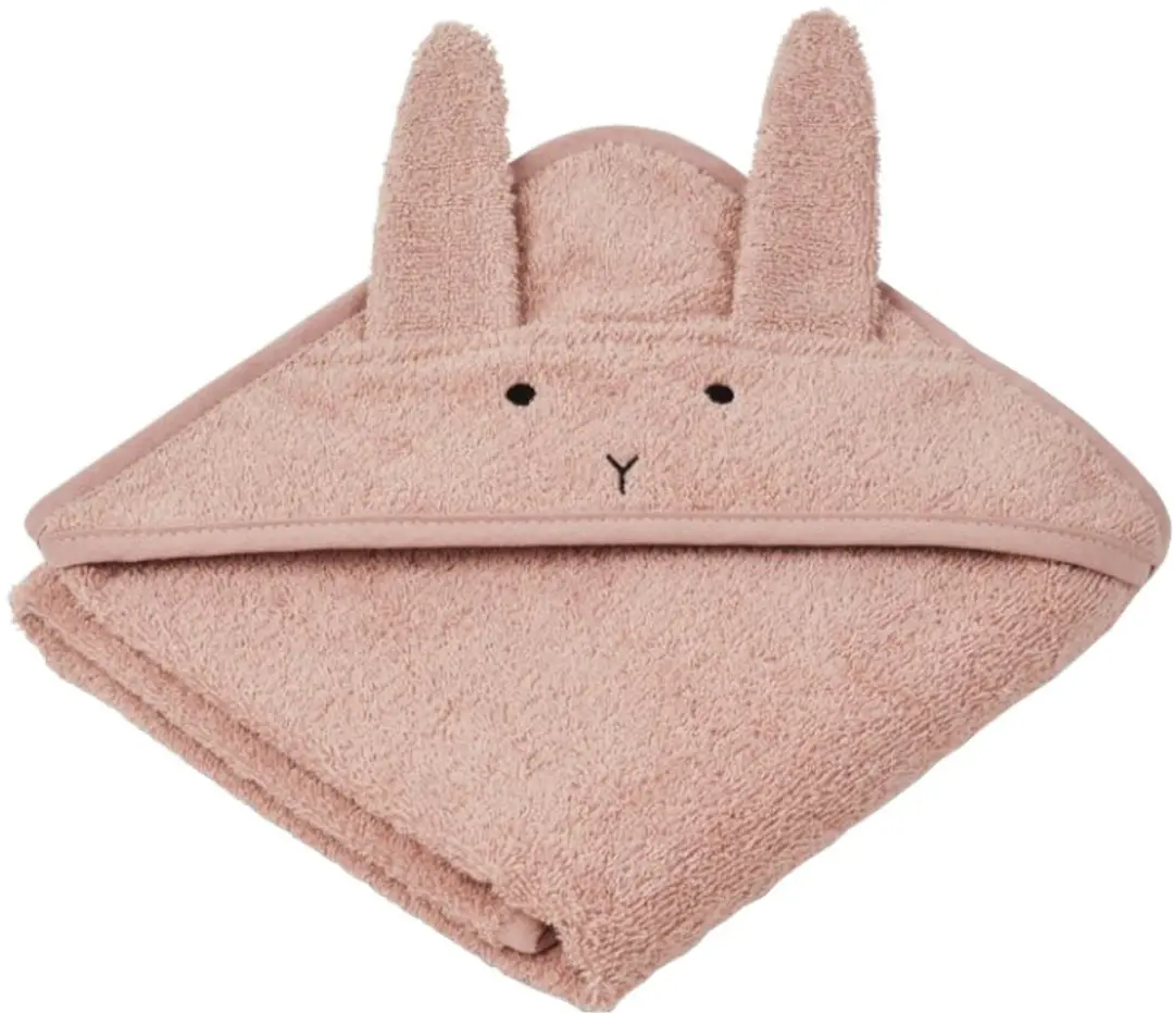 Liewood Albert Rabbit Badcape Rose