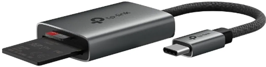 TP-Link UA440C USB 3.2 Type-C Geheugenkaartlezer - Grijs - afbeelding 2 van 4
