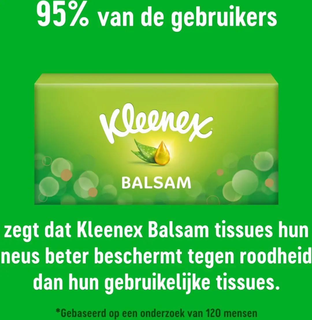 Kleenex Balsam Voordeelbox - 80 Zakdoekjes - afbeelding 3 van 6