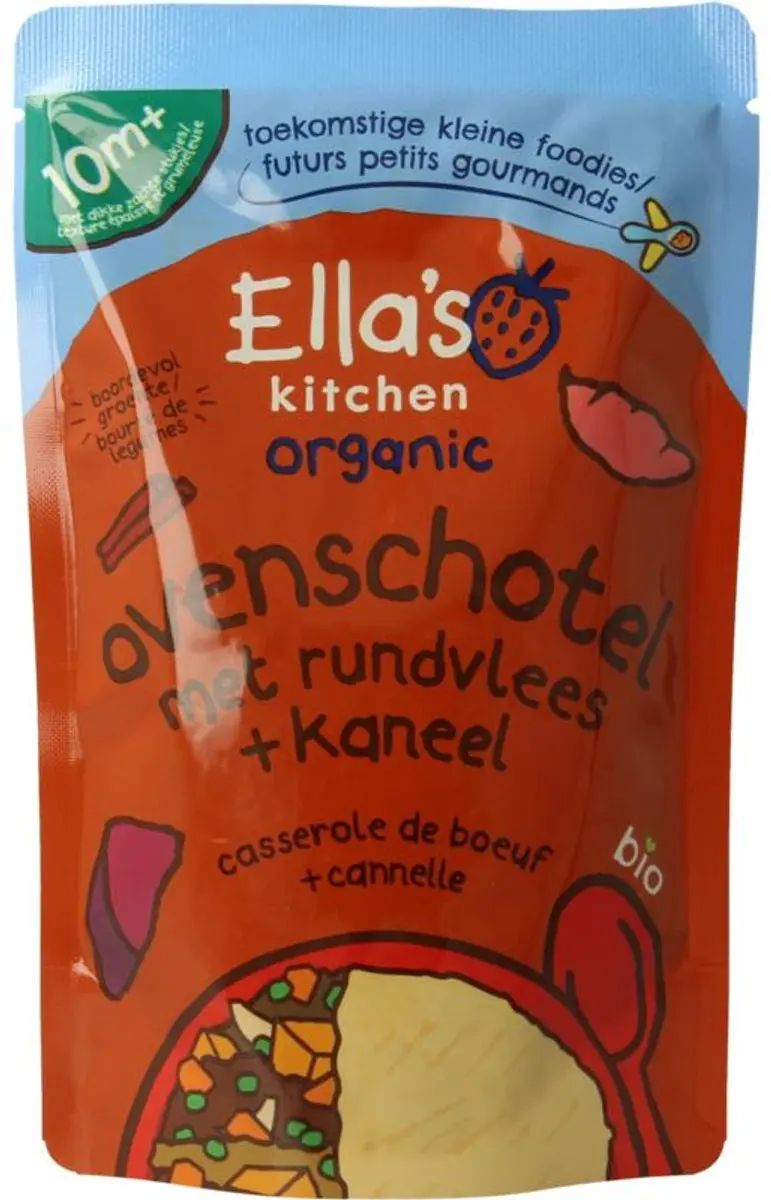 Ella’s Kitchen Biologisch Ovenschotel Rundvlees 190g
