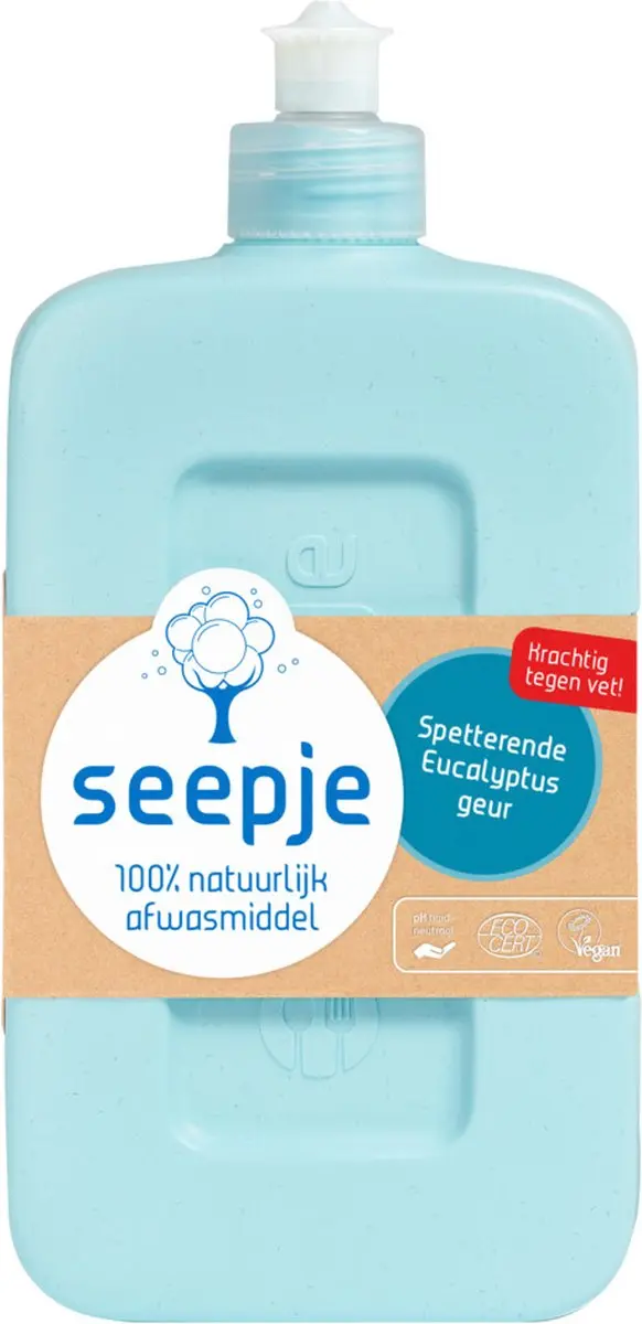 Seepje Afwasmiddel Spetterende Eucalyptus 500ml