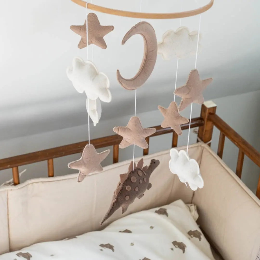 That's Mine Baby Mobiel Dinosaurus - Beige/Bruin/Groen/Wit