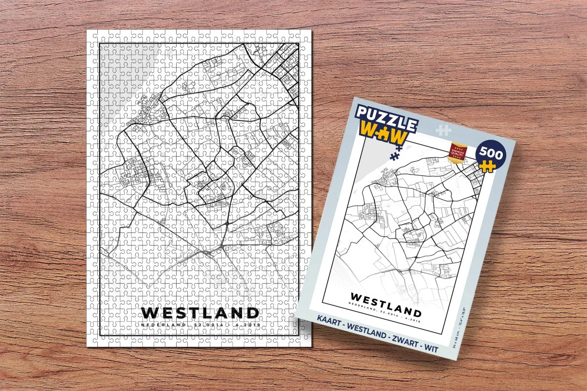PuzzleWow Westland Legpuzzel 500 Stuks - Multicolor