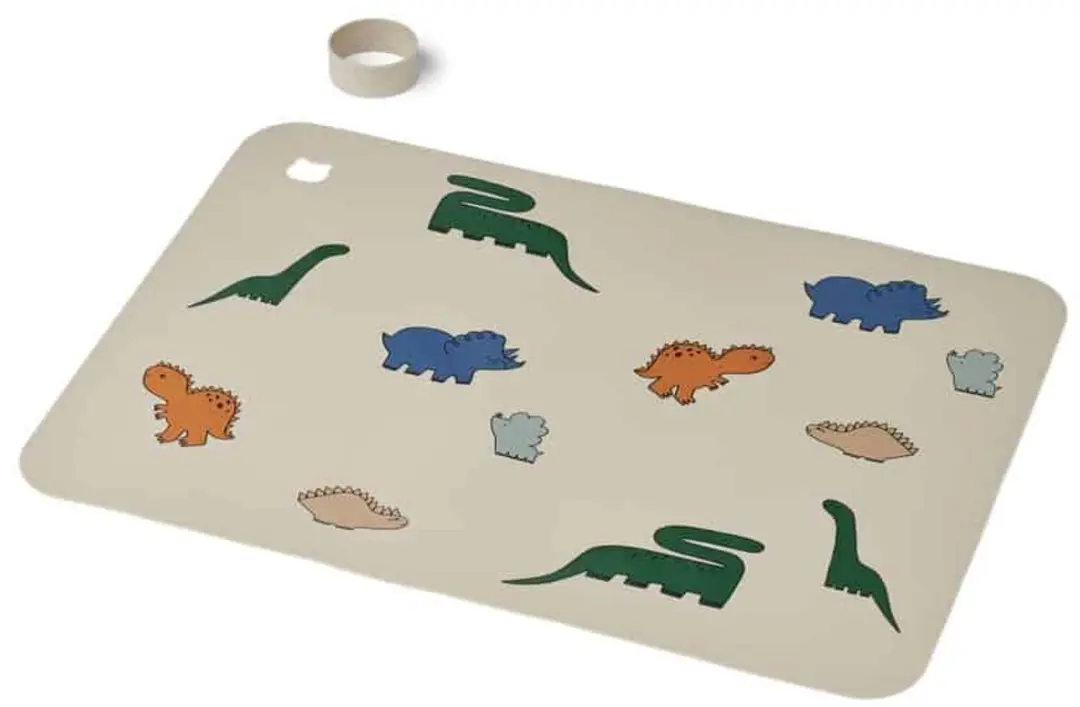Liewood Placemat Jude Dinosaurs Mist