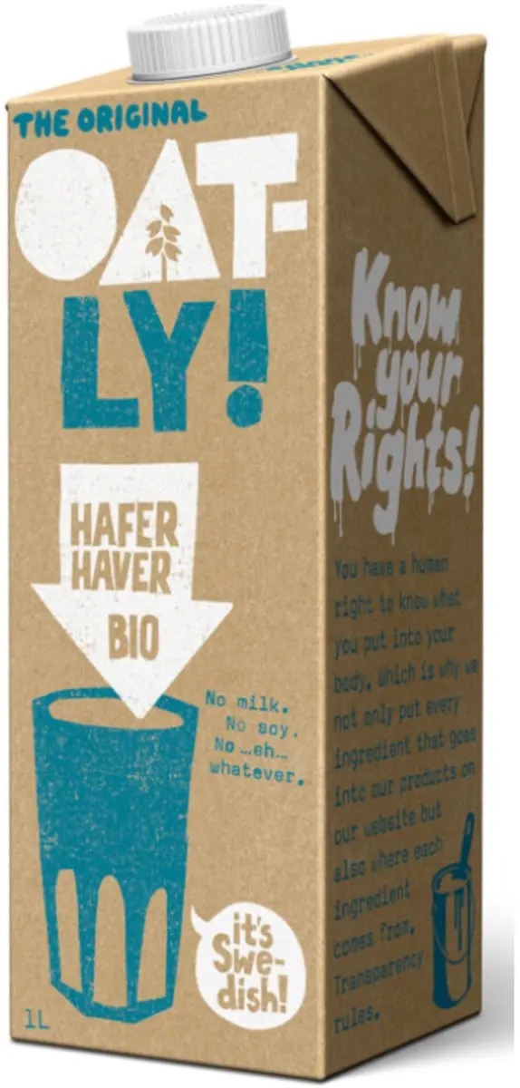 Oatly Biologisch Haverdrank 1L - 6 Stuks - afbeelding 2 van 3