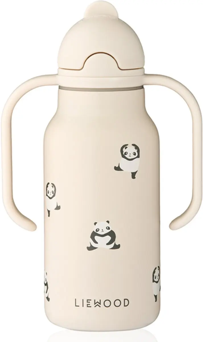 Liewood Drinkfles RVS Kimmie Mini Panda 250ml