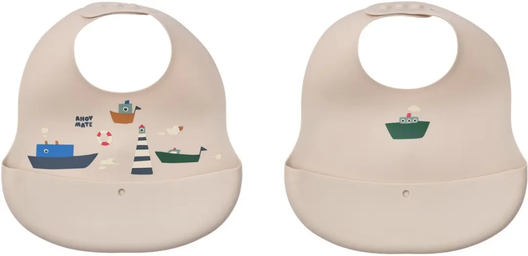 Liewood Ember Printed Bib 2-pack