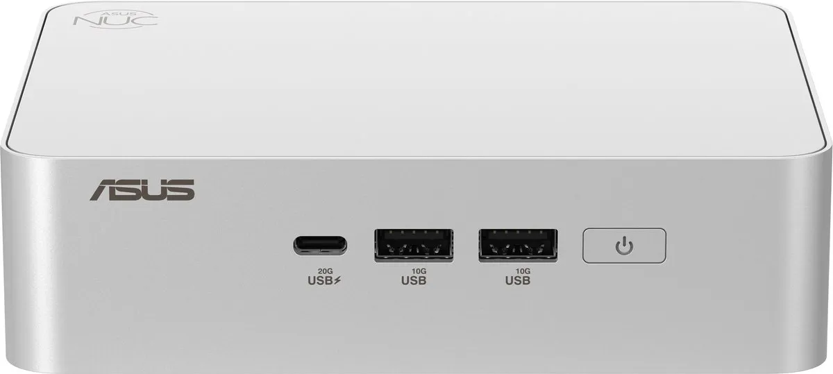 ASUS NUC 15 Pro+ RNUC15CRSU900002 Barebone - Intel Core Ultra 9 285H - Wit