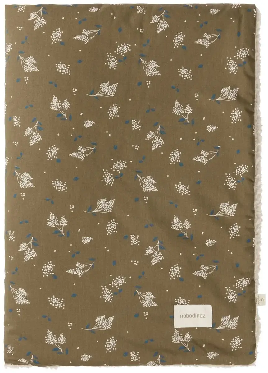 Nobodinoz STORIES Babydeken voor pasgeborenen, 70 x 100 cm, Kleur: Bruinlila