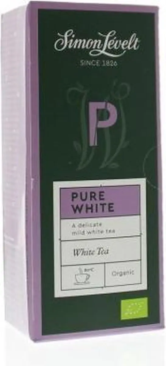 Simon Lévelt Pure White Thee 20 Builen - 20x20g - afbeelding 4 van 4