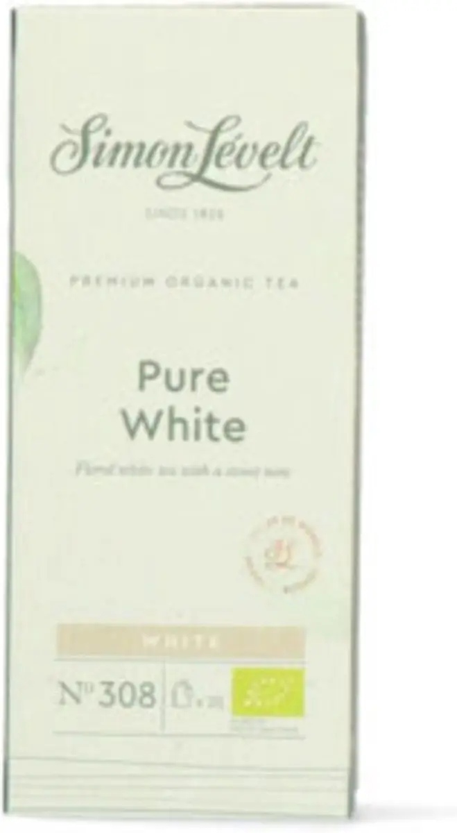 Simon Lévelt Pure White Thee 20 Builen - 20x20g - afbeelding 2 van 4