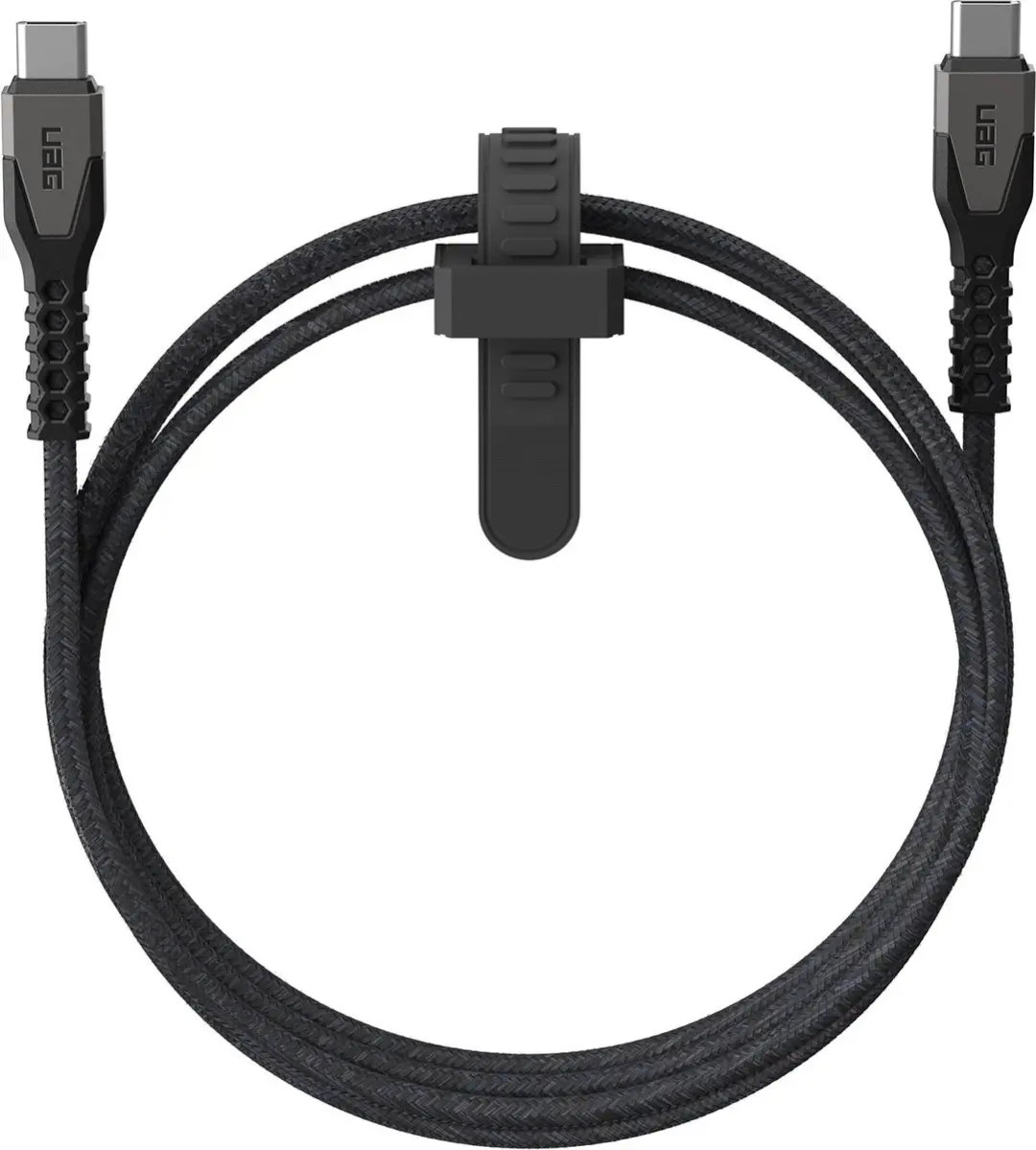 Urban Armor Gear Robuuste USB-C Kabel 60W 1,5m - Transparent - afbeelding 6 van 6