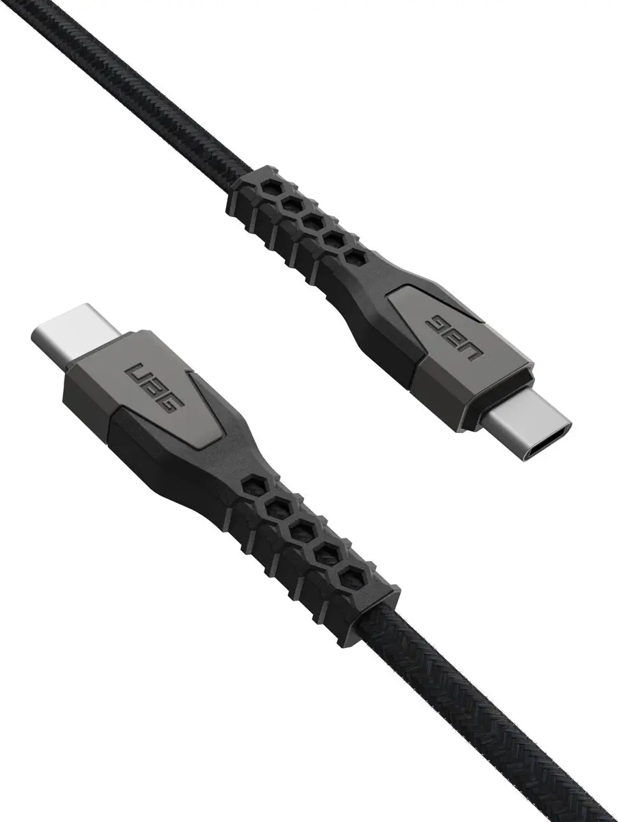 Urban Armor Gear Robuuste USB-C Kabel 60W 1,5m - Transparent - afbeelding 5 van 6