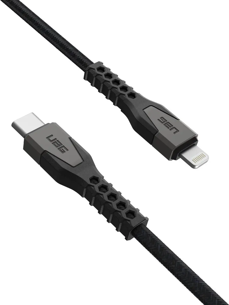 Urban Armor Gear Robuuste USB-C Kabel 30W 1,5m - Transparent - afbeelding 5 van 6