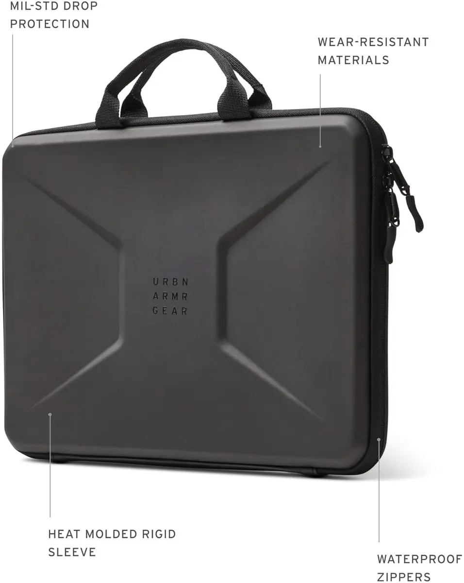 Urban Armor Gear Civilian Shock Laptophoes 16 inch - Zwart - afbeelding 3 van 6