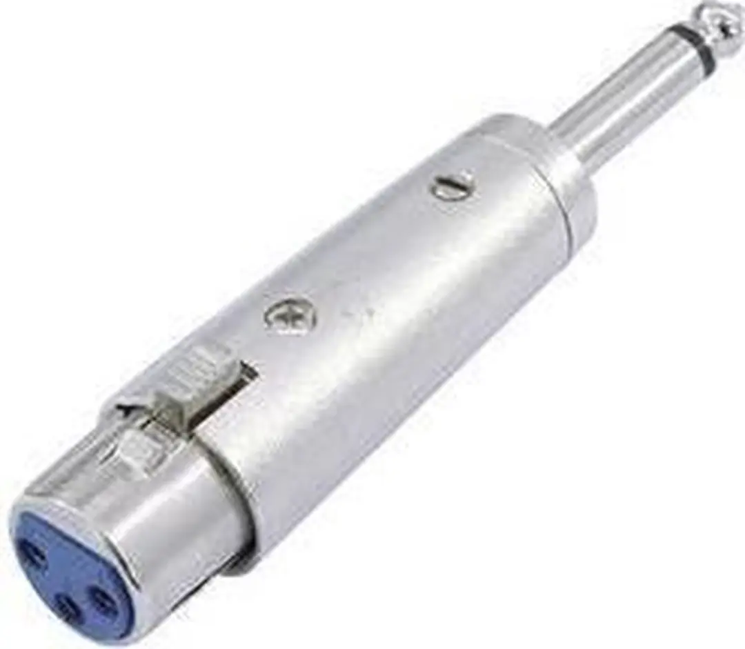Omnitronic XLR naar Jack 6.3mm Adapter