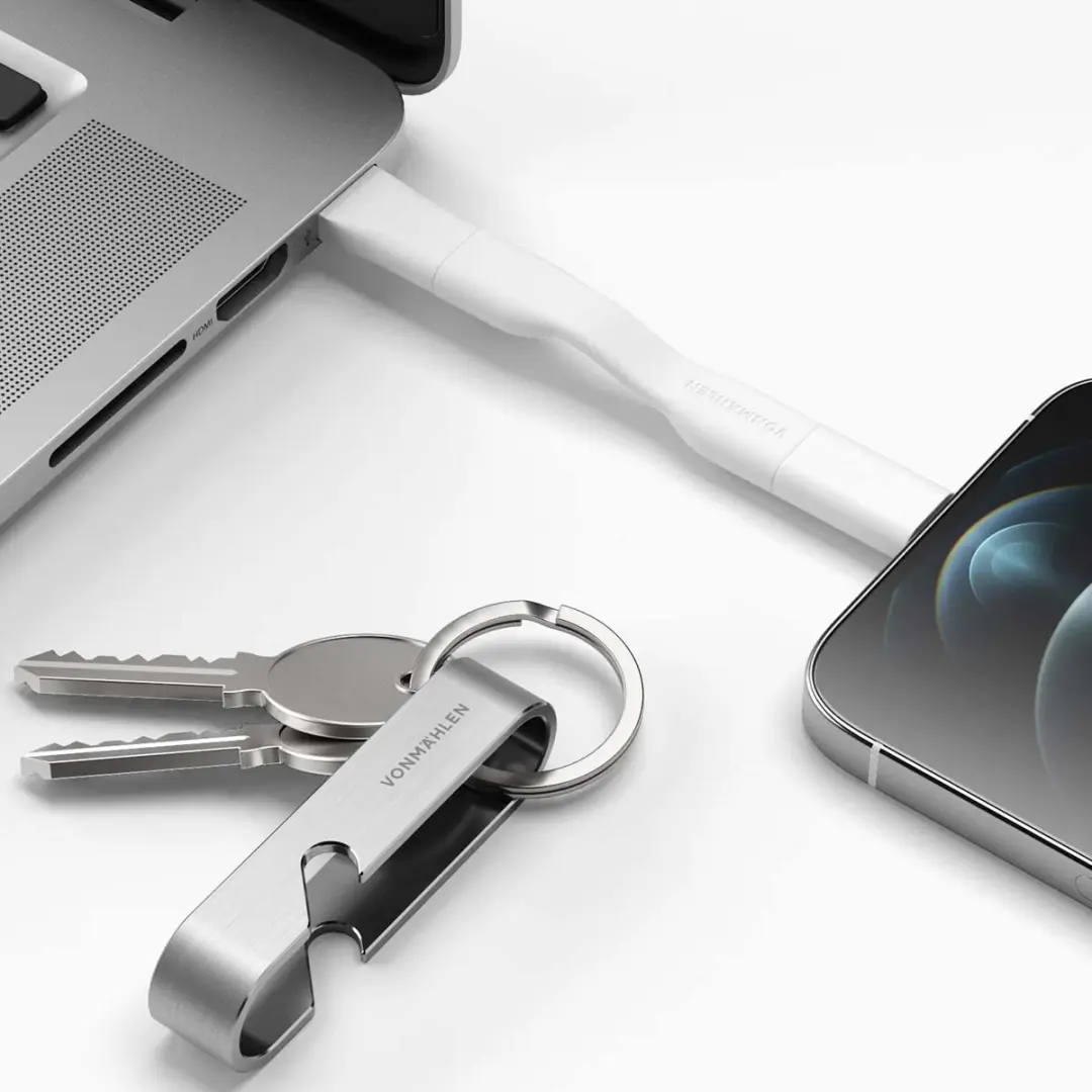Vonmählen High Six 6-in-1 Kabel USB-A/C - 3A - Wit - afbeelding 6 van 6