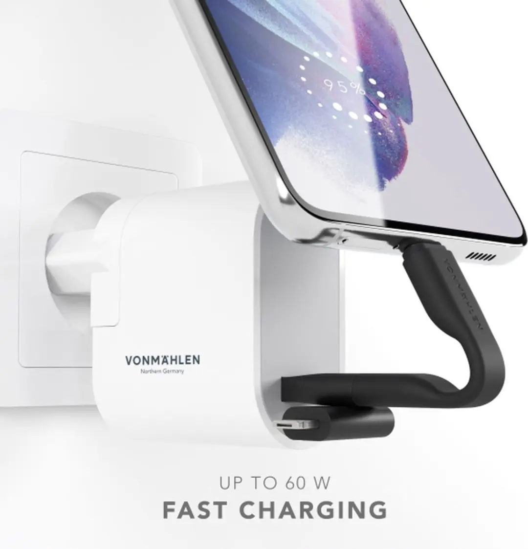 Vonmählen High Six 6in1 USB-C Kabel HSI00002 - Zwart - afbeelding 5 van 6