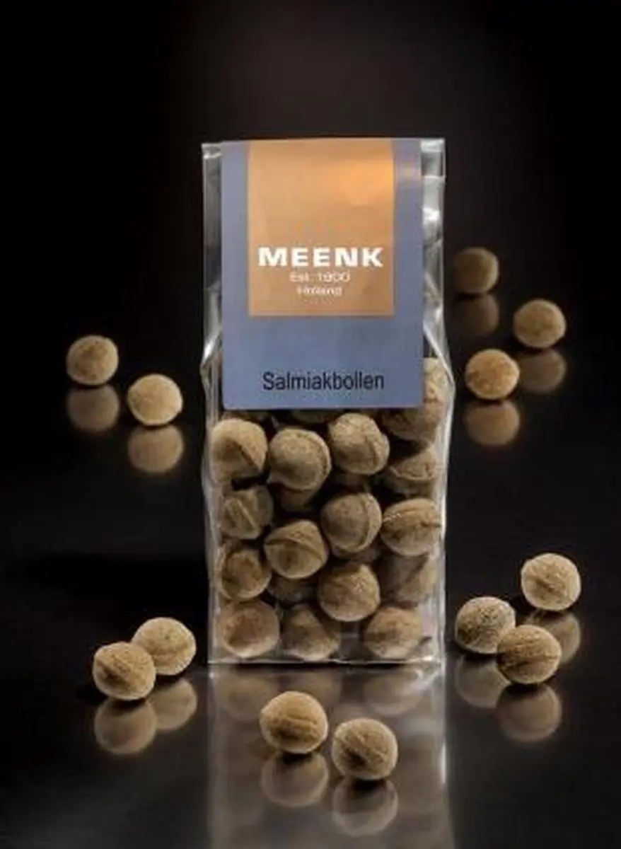 MEENK Salmiak Bollen 180g - afbeelding 2 van 6