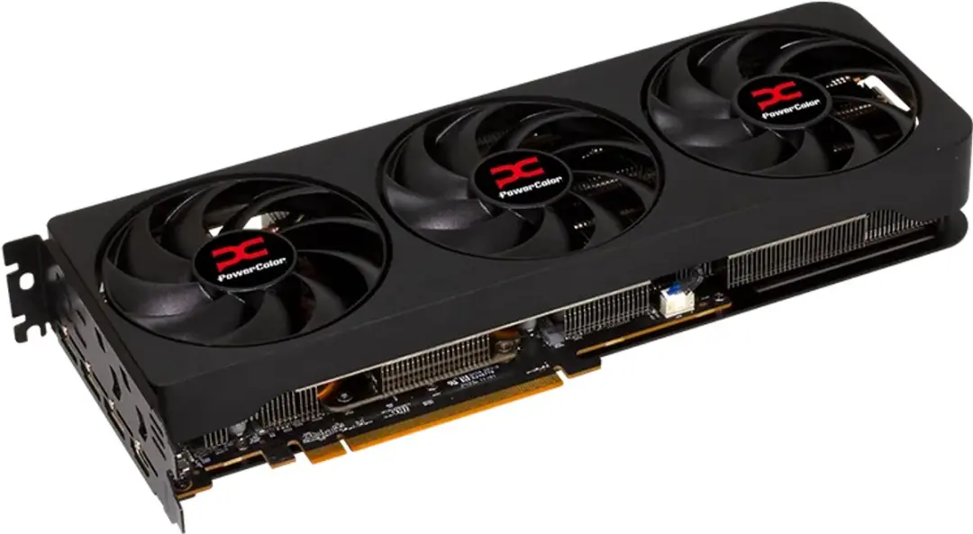 PowerColor Reaper RX9070GRE 12G-A Radeon RX 9070 GRE - 12GB GDDR6 - Zwart/Rood - afbeelding 4 van 6
