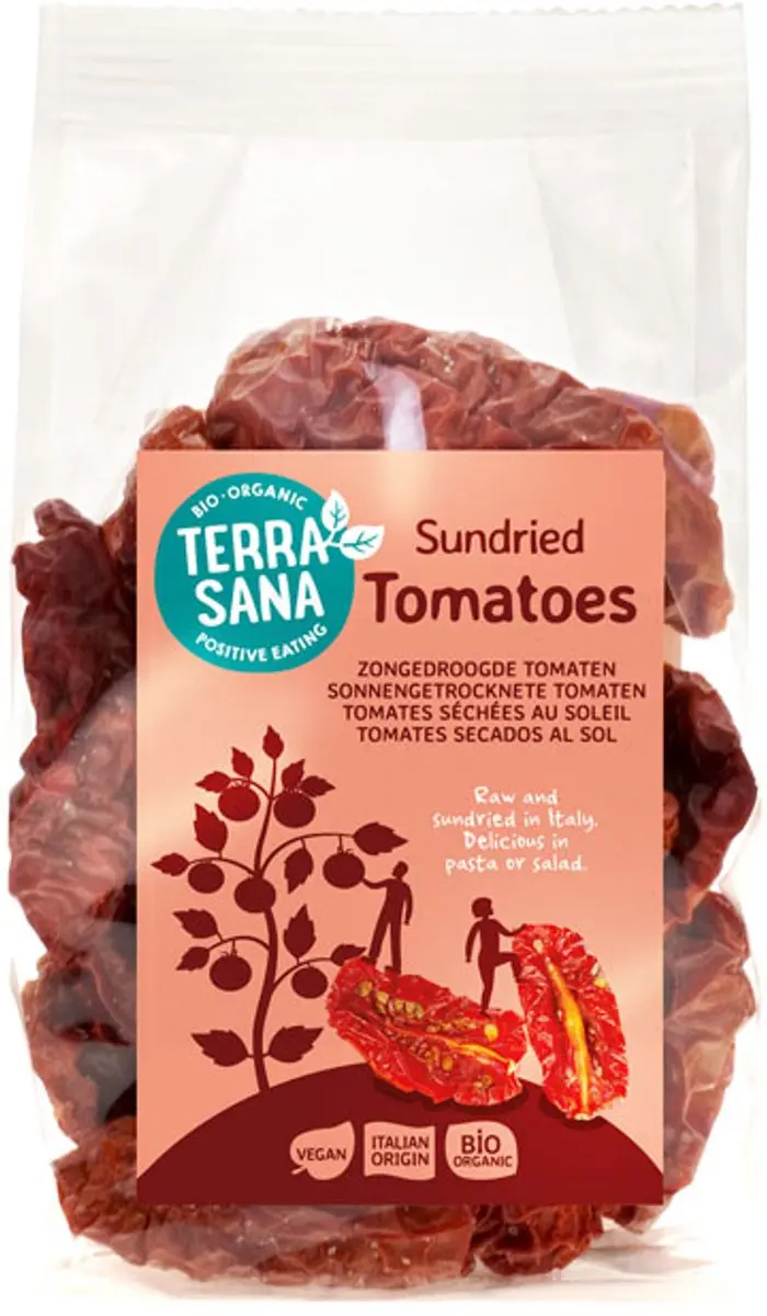 Terrasana Raw Tomaten Zongedroogd 100g - BIO